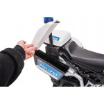 Elektrická motorka BMW - policajná JT5002B - biela